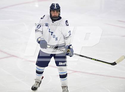 Thumbnail 2 in Joel Barlow/Weston/Abbott Tech vs. Wilton (CIAC DIII Semifinal) photogallery.