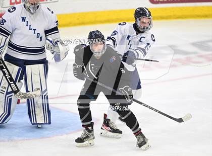 Thumbnail 1 in Joel Barlow/Weston/Abbott Tech vs. Wilton (CIAC DIII Semifinal) photogallery.