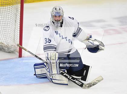 Thumbnail 2 in Joel Barlow/Weston/Abbott Tech vs. Wilton (CIAC DIII Semifinal) photogallery.