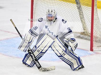 Thumbnail 1 in Joel Barlow/Weston/Abbott Tech vs. Wilton (CIAC DIII Semifinal) photogallery.