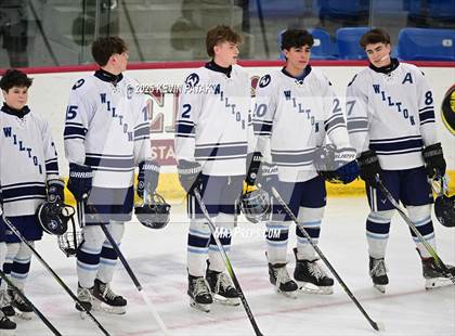 Thumbnail 2 in Joel Barlow/Weston/Abbott Tech vs. Wilton (CIAC DIII Semifinal) photogallery.