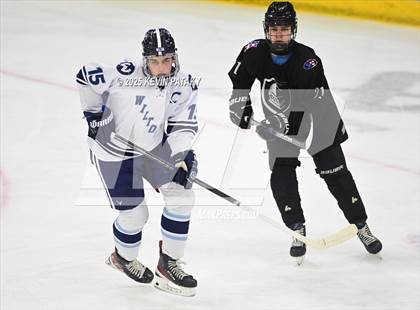Thumbnail 3 in Joel Barlow/Weston/Abbott Tech vs. Wilton (CIAC DIII Semifinal) photogallery.