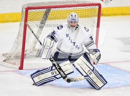 Thumbnail 3 in Joel Barlow/Weston/Abbott Tech vs. Wilton (CIAC DIII Semifinal) photogallery.