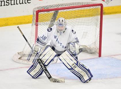 Thumbnail 1 in Joel Barlow/Weston/Abbott Tech vs. Wilton (CIAC DIII Semifinal) photogallery.