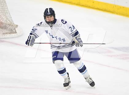 Thumbnail 1 in Joel Barlow/Weston/Abbott Tech vs. Wilton (CIAC DIII Semifinal) photogallery.