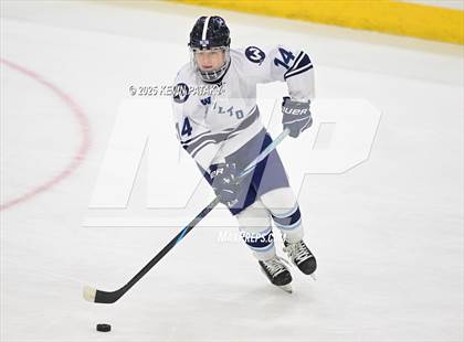 Thumbnail 2 in Joel Barlow/Weston/Abbott Tech vs. Wilton (CIAC DIII Semifinal) photogallery.