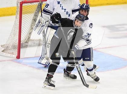 Thumbnail 1 in Joel Barlow/Weston/Abbott Tech vs. Wilton (CIAC DIII Semifinal) photogallery.