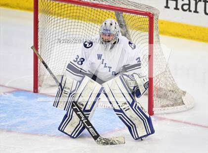 Thumbnail 3 in Joel Barlow/Weston/Abbott Tech vs. Wilton (CIAC DIII Semifinal) photogallery.