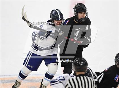 Thumbnail 1 in Joel Barlow/Weston/Abbott Tech vs. Wilton (CIAC DIII Semifinal) photogallery.