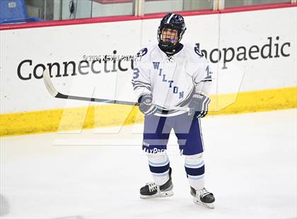 Thumbnail 2 in Joel Barlow/Weston/Abbott Tech vs. Wilton (CIAC DIII Semifinal) photogallery.