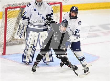 Thumbnail 1 in Joel Barlow/Weston/Abbott Tech vs. Wilton (CIAC DIII Semifinal) photogallery.
