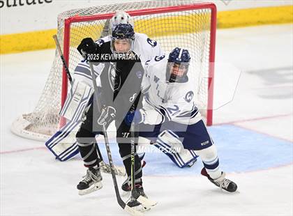 Thumbnail 1 in Joel Barlow/Weston/Abbott Tech vs. Wilton (CIAC DIII Semifinal) photogallery.