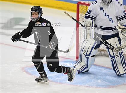 Thumbnail 2 in Joel Barlow/Weston/Abbott Tech vs. Wilton (CIAC DIII Semifinal) photogallery.