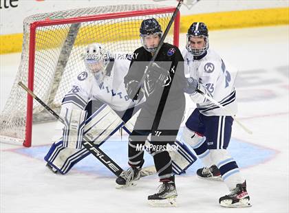 Thumbnail 1 in Joel Barlow/Weston/Abbott Tech vs. Wilton (CIAC DIII Semifinal) photogallery.