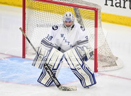 Thumbnail 2 in Joel Barlow/Weston/Abbott Tech vs. Wilton (CIAC DIII Semifinal) photogallery.