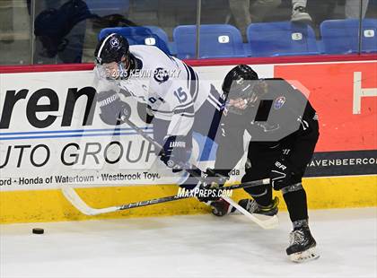 Thumbnail 1 in Joel Barlow/Weston/Abbott Tech vs. Wilton (CIAC DIII Semifinal) photogallery.