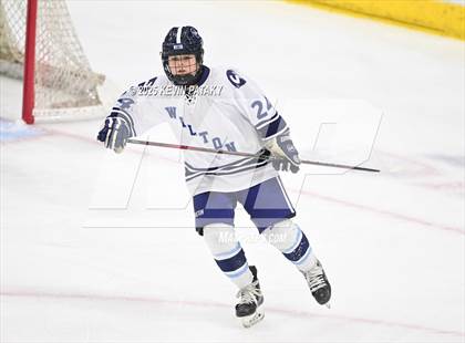 Thumbnail 3 in Joel Barlow/Weston/Abbott Tech vs. Wilton (CIAC DIII Semifinal) photogallery.