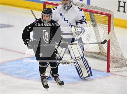 Thumbnail 2 in Joel Barlow/Weston/Abbott Tech vs. Wilton (CIAC DIII Semifinal) photogallery.