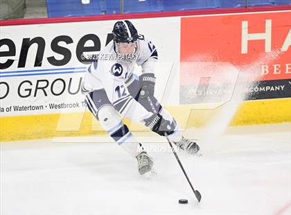 Thumbnail 3 in Joel Barlow/Weston/Abbott Tech vs. Wilton (CIAC DIII Semifinal) photogallery.