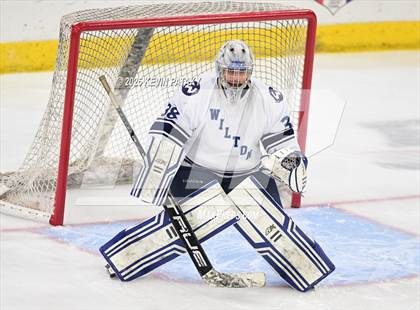 Thumbnail 2 in Joel Barlow/Weston/Abbott Tech vs. Wilton (CIAC DIII Semifinal) photogallery.