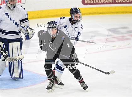 Thumbnail 2 in Joel Barlow/Weston/Abbott Tech vs. Wilton (CIAC DIII Semifinal) photogallery.