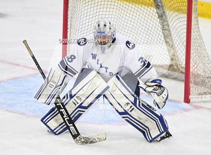 Thumbnail 2 in Joel Barlow/Weston/Abbott Tech vs. Wilton (CIAC DIII Semifinal) photogallery.