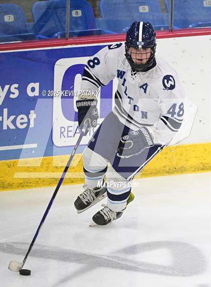 Thumbnail 3 in Joel Barlow/Weston/Abbott Tech vs. Wilton (CIAC DIII Semifinal) photogallery.