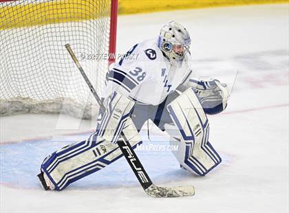 Thumbnail 2 in Joel Barlow/Weston/Abbott Tech vs. Wilton (CIAC DIII Semifinal) photogallery.