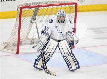 Thumbnail 3 in Joel Barlow/Weston/Abbott Tech vs. Wilton (CIAC DIII Semifinal) photogallery.