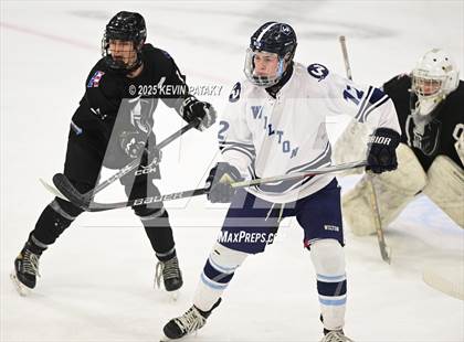 Thumbnail 2 in Joel Barlow/Weston/Abbott Tech vs. Wilton (CIAC DIII Semifinal) photogallery.