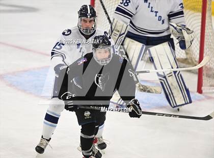 Thumbnail 3 in Joel Barlow/Weston/Abbott Tech vs. Wilton (CIAC DIII Semifinal) photogallery.