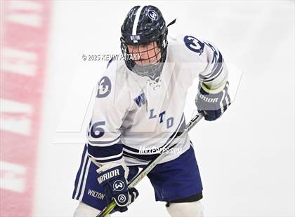 Thumbnail 1 in Joel Barlow/Weston/Abbott Tech vs. Wilton (CIAC DIII Semifinal) photogallery.