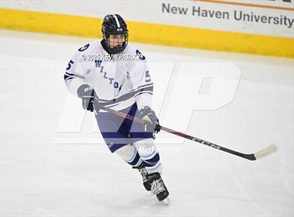 Thumbnail 1 in Joel Barlow/Weston/Abbott Tech vs. Wilton (CIAC DIII Semifinal) photogallery.