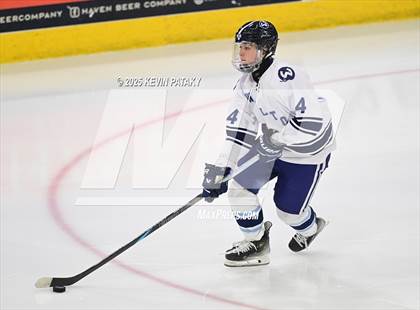 Thumbnail 3 in Joel Barlow/Weston/Abbott Tech vs. Wilton (CIAC DIII Semifinal) photogallery.