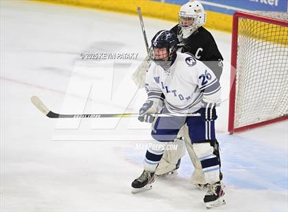 Thumbnail 1 in Joel Barlow/Weston/Abbott Tech vs. Wilton (CIAC DIII Semifinal) photogallery.