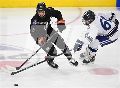 Thumbnail 1 in Joel Barlow/Weston/Abbott Tech vs. Wilton (CIAC DIII Semifinal) photogallery.