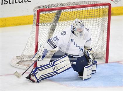 Thumbnail 2 in Joel Barlow/Weston/Abbott Tech vs. Wilton (CIAC DIII Semifinal) photogallery.
