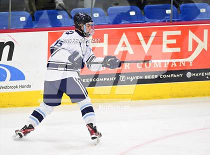 Thumbnail 2 in Joel Barlow/Weston/Abbott Tech vs. Wilton (CIAC DIII Semifinal) photogallery.