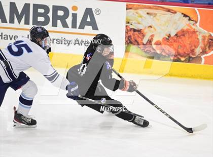Thumbnail 3 in Joel Barlow/Weston/Abbott Tech vs. Wilton (CIAC DIII Semifinal) photogallery.