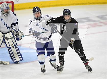 Thumbnail 2 in Joel Barlow/Weston/Abbott Tech vs. Wilton (CIAC DIII Semifinal) photogallery.