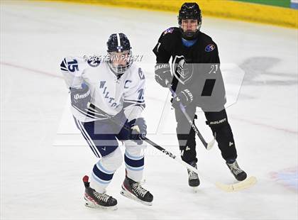 Thumbnail 1 in Joel Barlow/Weston/Abbott Tech vs. Wilton (CIAC DIII Semifinal) photogallery.