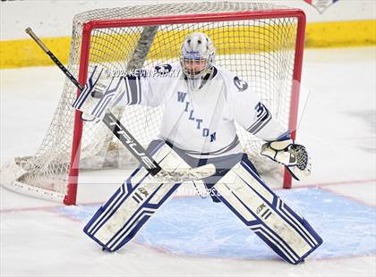 Thumbnail 2 in Joel Barlow/Weston/Abbott Tech vs. Wilton (CIAC DIII Semifinal) photogallery.