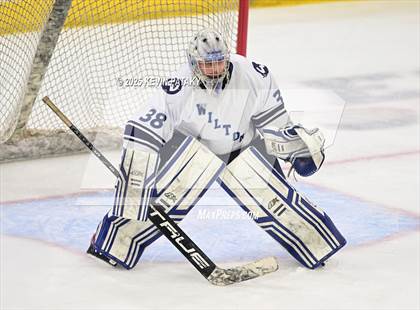 Thumbnail 3 in Joel Barlow/Weston/Abbott Tech vs. Wilton (CIAC DIII Semifinal) photogallery.