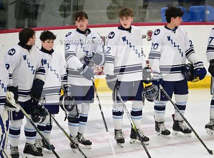 Thumbnail 1 in Joel Barlow/Weston/Abbott Tech vs. Wilton (CIAC DIII Semifinal) photogallery.