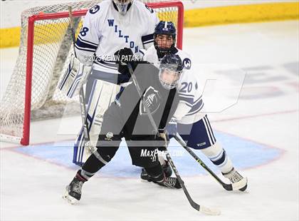 Thumbnail 3 in Joel Barlow/Weston/Abbott Tech vs. Wilton (CIAC DIII Semifinal) photogallery.