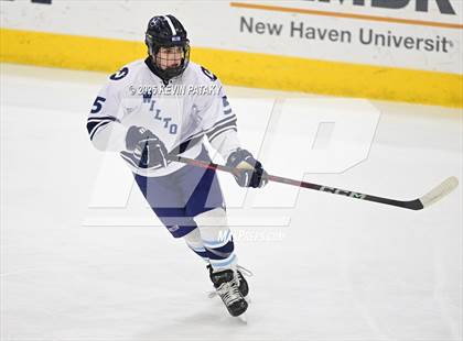 Thumbnail 2 in Joel Barlow/Weston/Abbott Tech vs. Wilton (CIAC DIII Semifinal) photogallery.