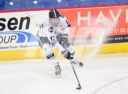 Thumbnail 1 in Joel Barlow/Weston/Abbott Tech vs. Wilton (CIAC DIII Semifinal) photogallery.