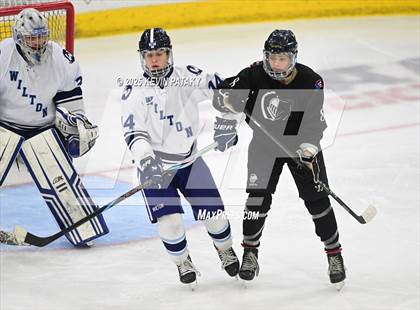 Thumbnail 1 in Joel Barlow/Weston/Abbott Tech vs. Wilton (CIAC DIII Semifinal) photogallery.