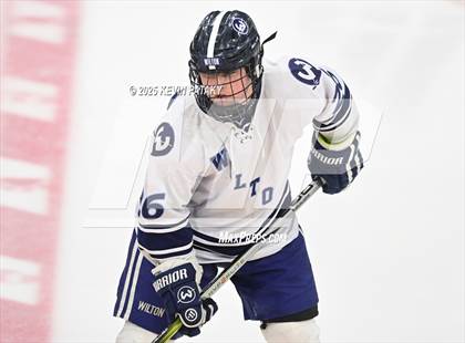 Thumbnail 2 in Joel Barlow/Weston/Abbott Tech vs. Wilton (CIAC DIII Semifinal) photogallery.