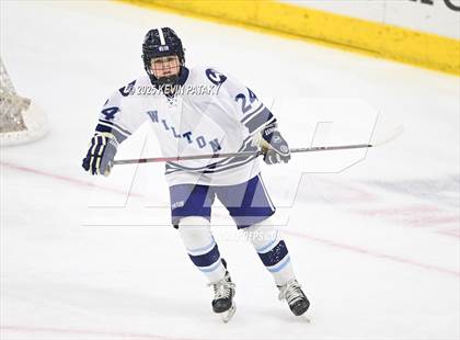 Thumbnail 3 in Joel Barlow/Weston/Abbott Tech vs. Wilton (CIAC DIII Semifinal) photogallery.